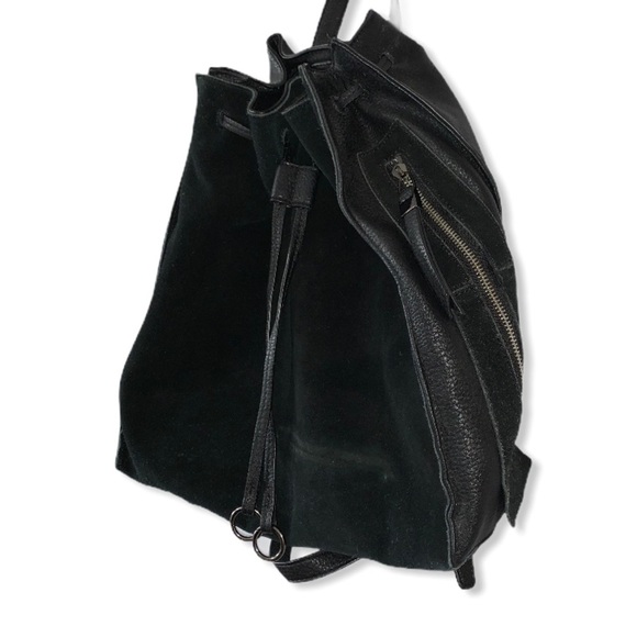 Moda Luxe Black Suede Festival Backpack main image 6